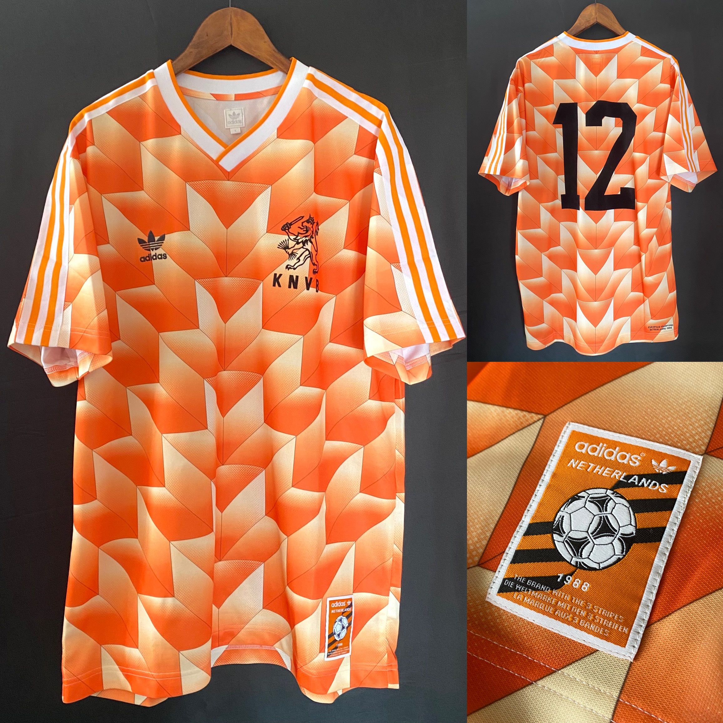 荷蘭 1998 Adidas Original 官方復刻版主場球衣