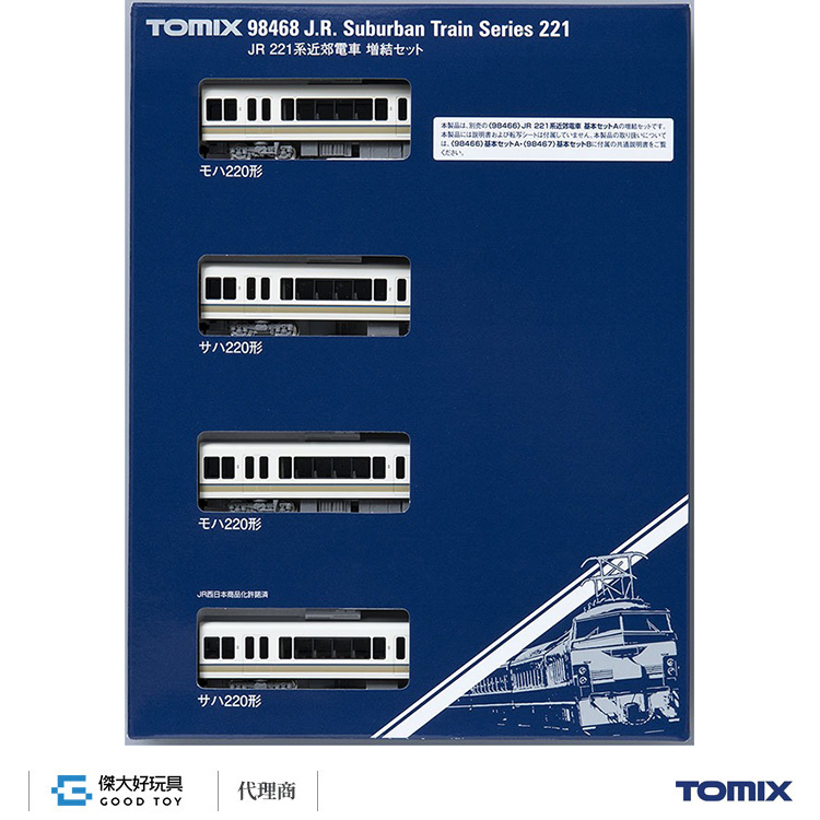TOMIX 98468 近郊電車 JR 221系 增結 (4輛)