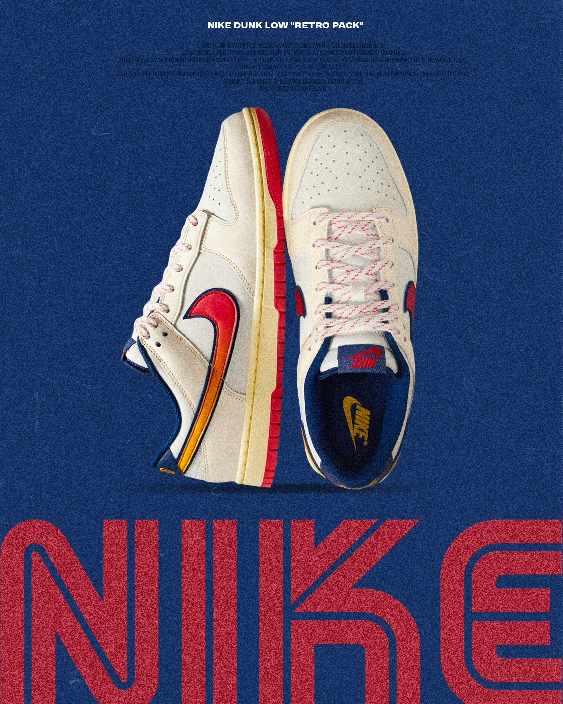iSNEAKERS｜Nike Dunk Low "Retro Pack" 漸層太空藍 HV5749-110