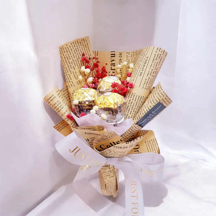 金莎滿天星花束,情人節花束