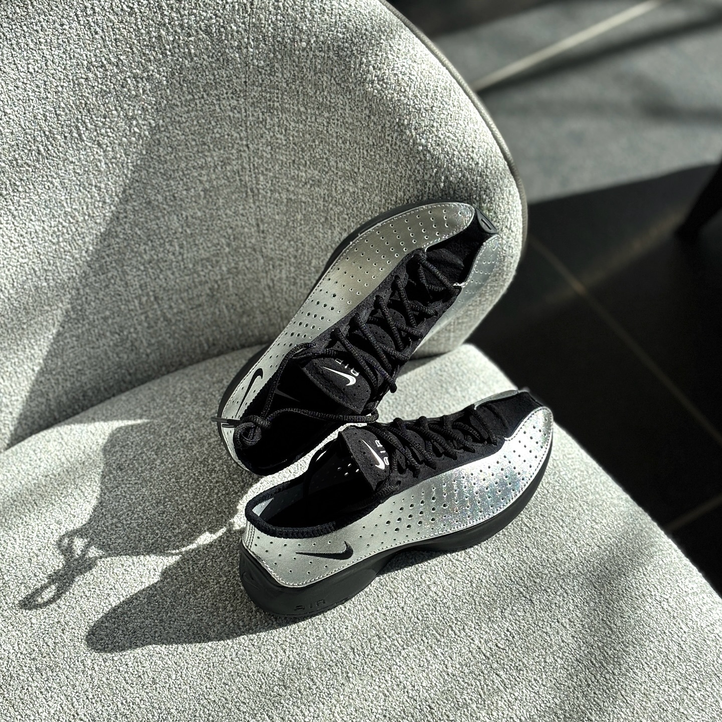 Nike Air Superfly 金屬銀 液態銀黑 黑色 復古鞋 IB5824-001