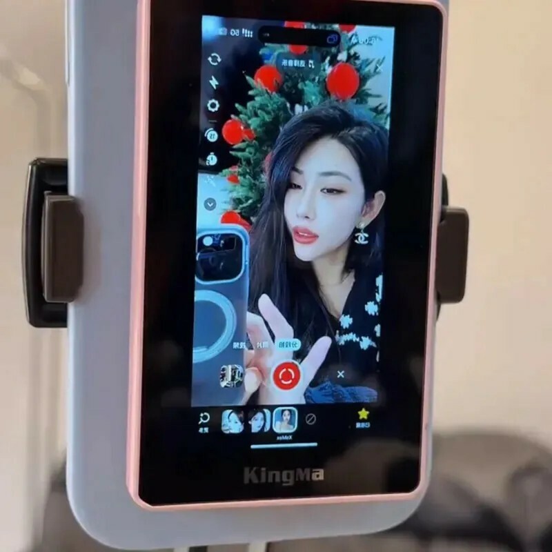 <一台免運!!>Kingma 手機藍芽外接螢幕 磁吸 自拍屏 翻轉鏡像螢幕 後置攝像頭