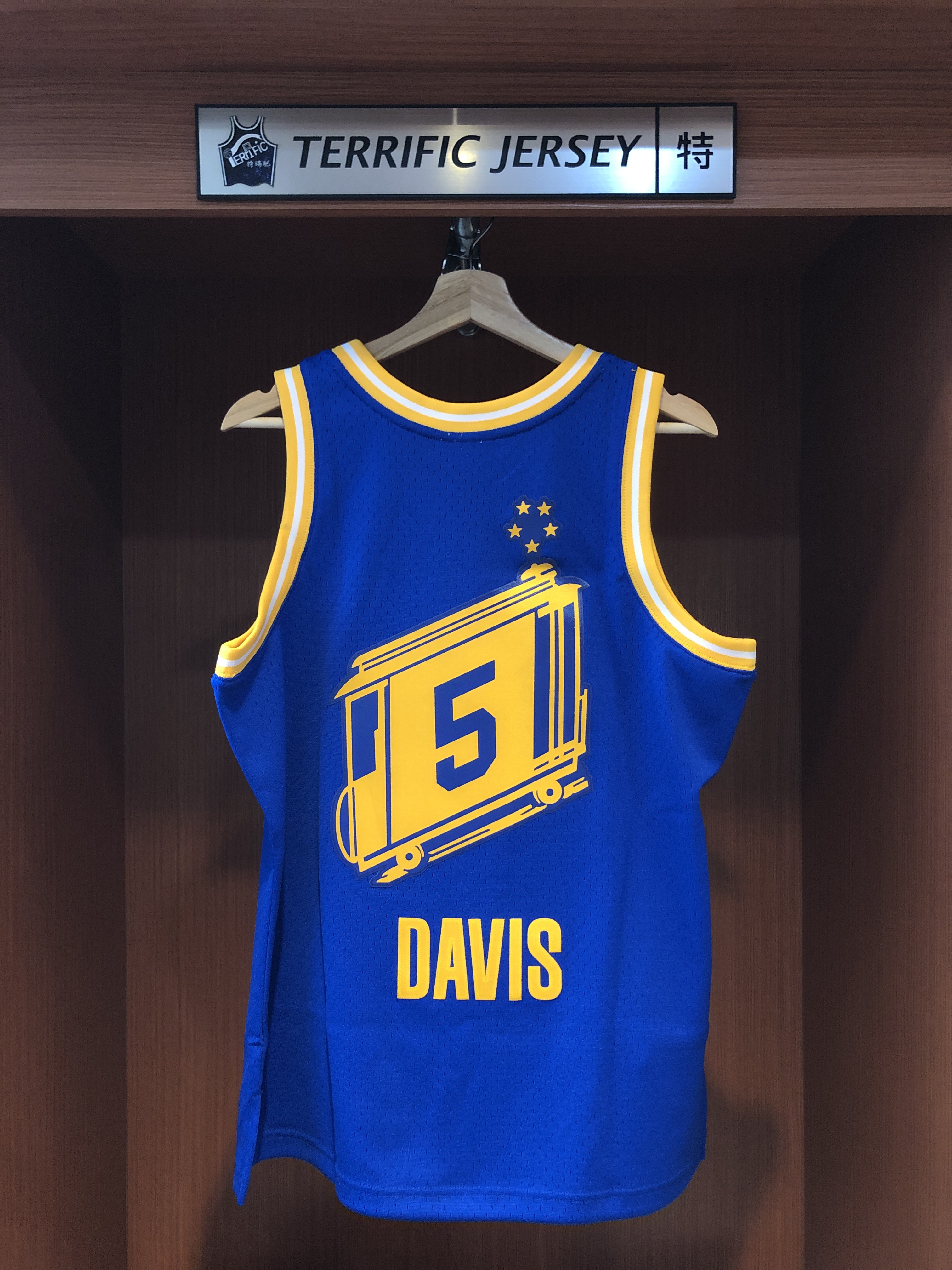 NBA球衣 Baron Davis 金州勇士藍 藍大橋 04-05 M&N Swingman G2 球迷版 熱轉印 全新