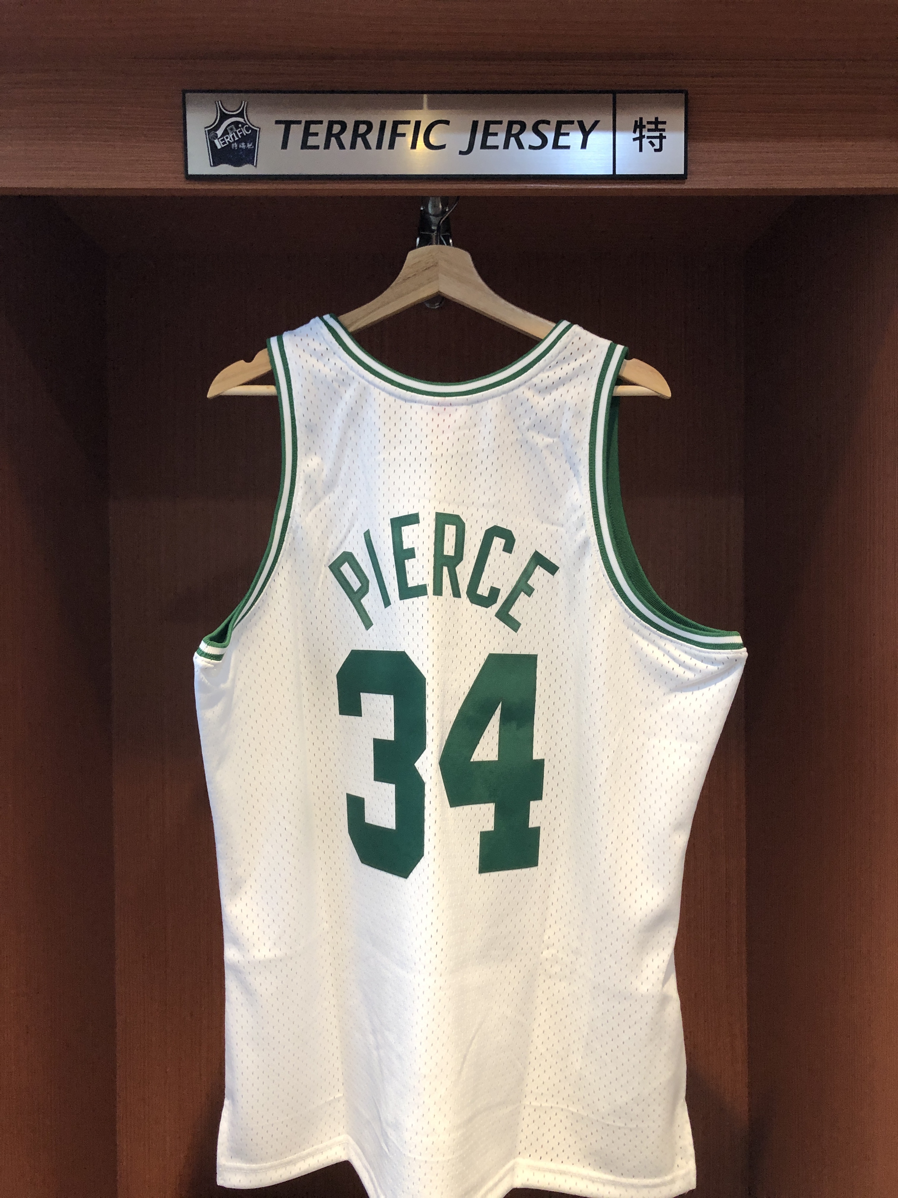 NBA球衣 Paul Pierce 波士頓賽爾提克白 07-08 M&N Swingman G2 球迷版 熱轉印 全新