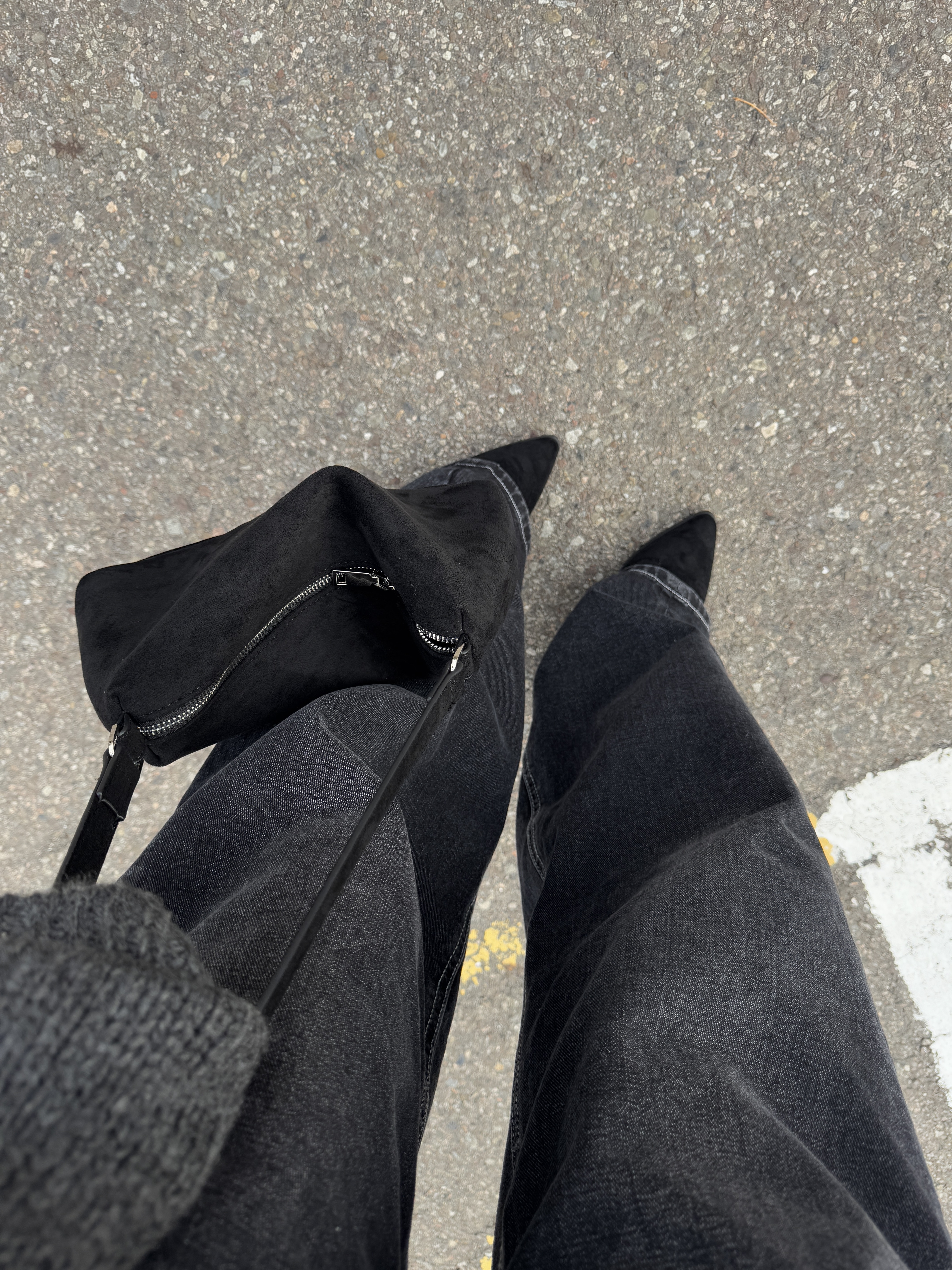 自留！麂皮單肩小包