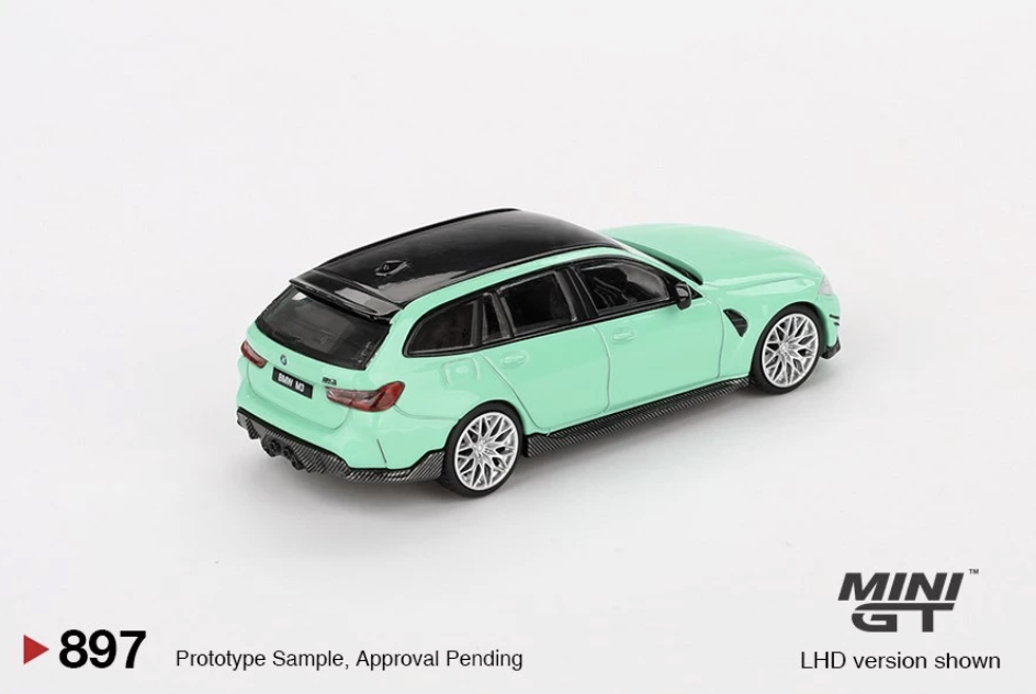 【預訂】Mini GT #897 BMW M3 M Performance Touring Mint Green