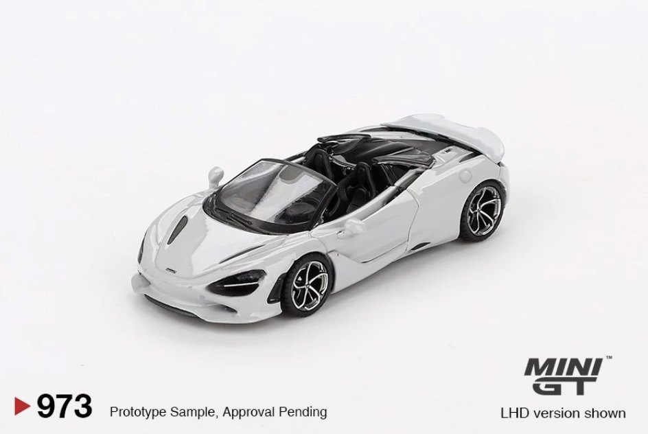 【預訂】Mini GT #973 McLaren 750S Spider Cirrus Grey