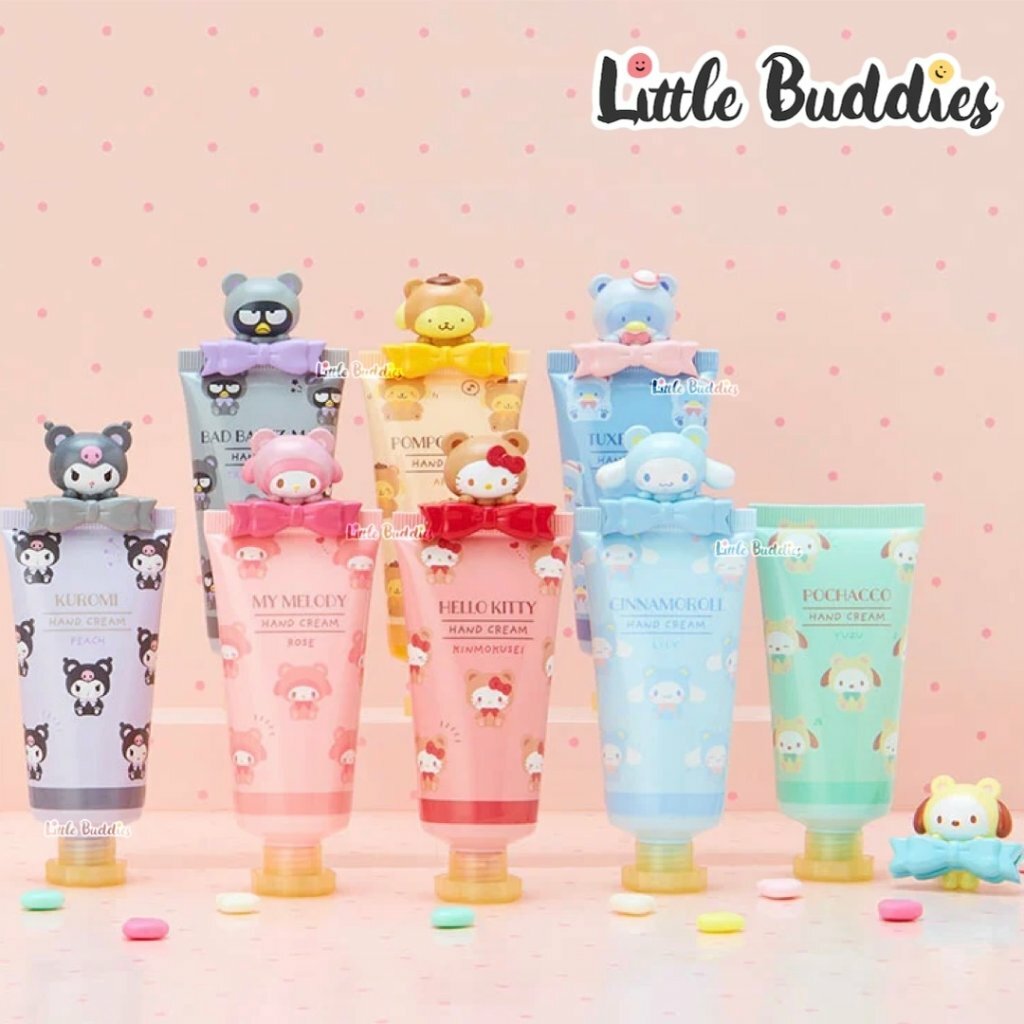 日版Sanrio 保濕化妝品系列 立體小熊造型公仔潤手霜