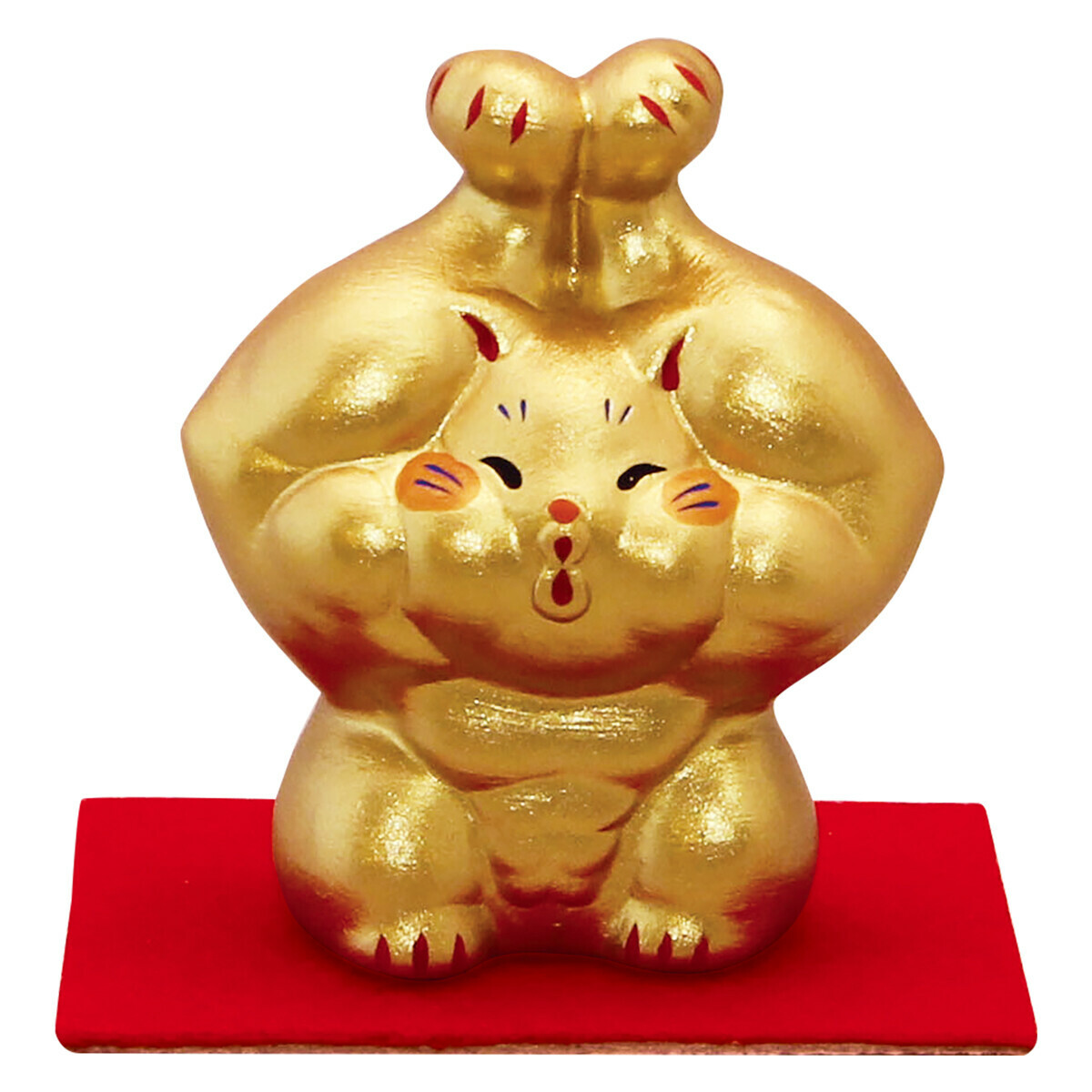 日式陶瓷強臂招財貓擺設(左右) (非日本製)