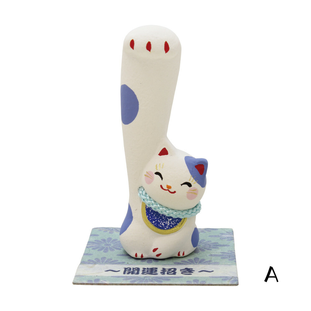 日式陶瓷風水招財貓擺設(開運) (非日本製)