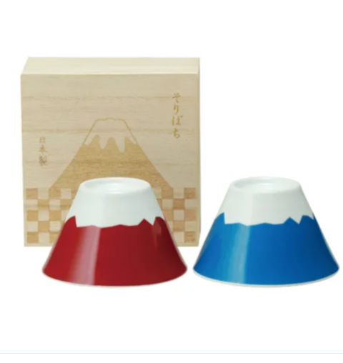 日本陶瓷富士山瓦碗套裝 (日本製)