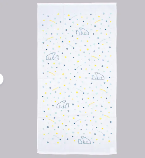 日式紗布絨面大浴巾60x120 (日本製)