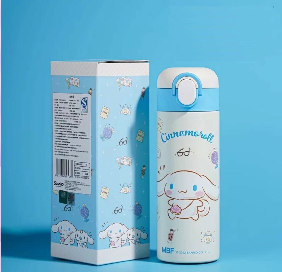 玉桂狗 |兒童真空冷熱保溫杯|l連飲管(420ml)