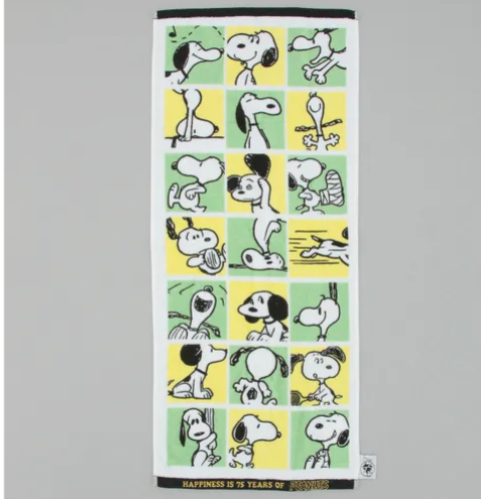 日本SNOOPY長毛巾34x80 (日本製)