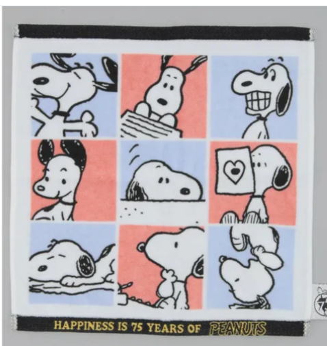 日本SNOOPY長毛巾34x35 (日本製)