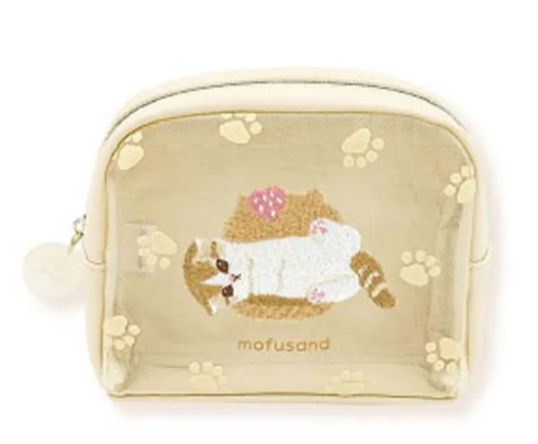 日本mofusand貓貓拉鏈袋 (非日本製)