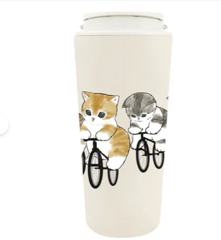 日本mofusand隨身保溫杯430ML (非日本製)