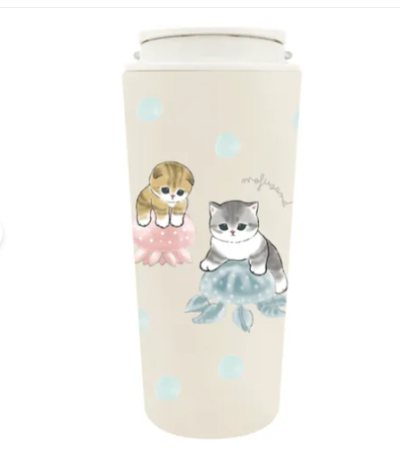 日本mofusand隨身保溫杯430ML (非日本製)