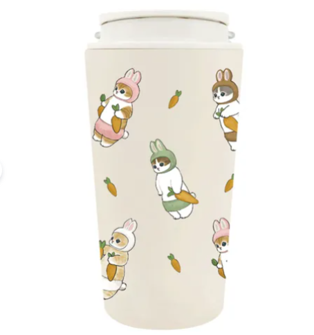 日本mofusand隨身保溫杯360ML (非日本製)