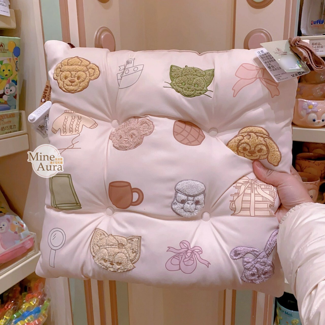 (限時特價) 達菲 Duffy 與好友們 小小課堂系列 椅子 椅墊 坐墊 -上海迪士尼樂園