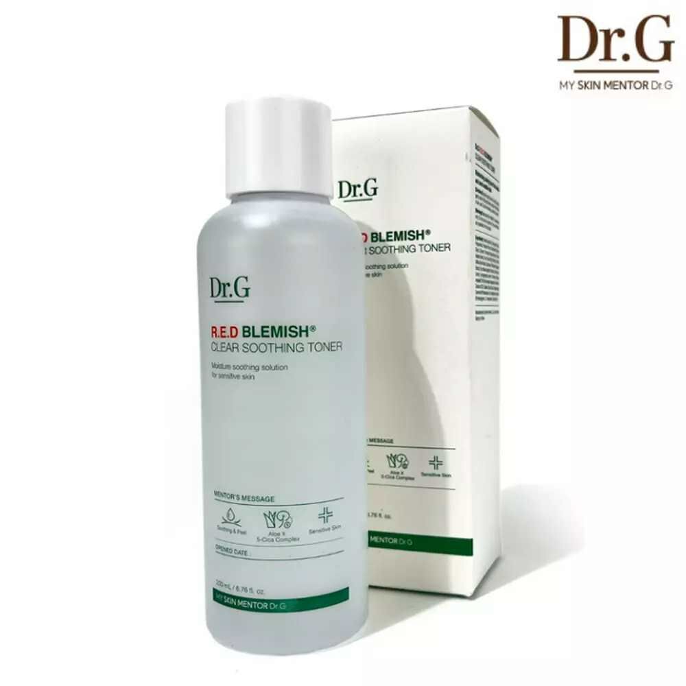 現 貨丨🇰🇷韓國 DR.G 積雪草舒敏補濕去角質爽膚水 200ml Red Blemish Soothing Toner