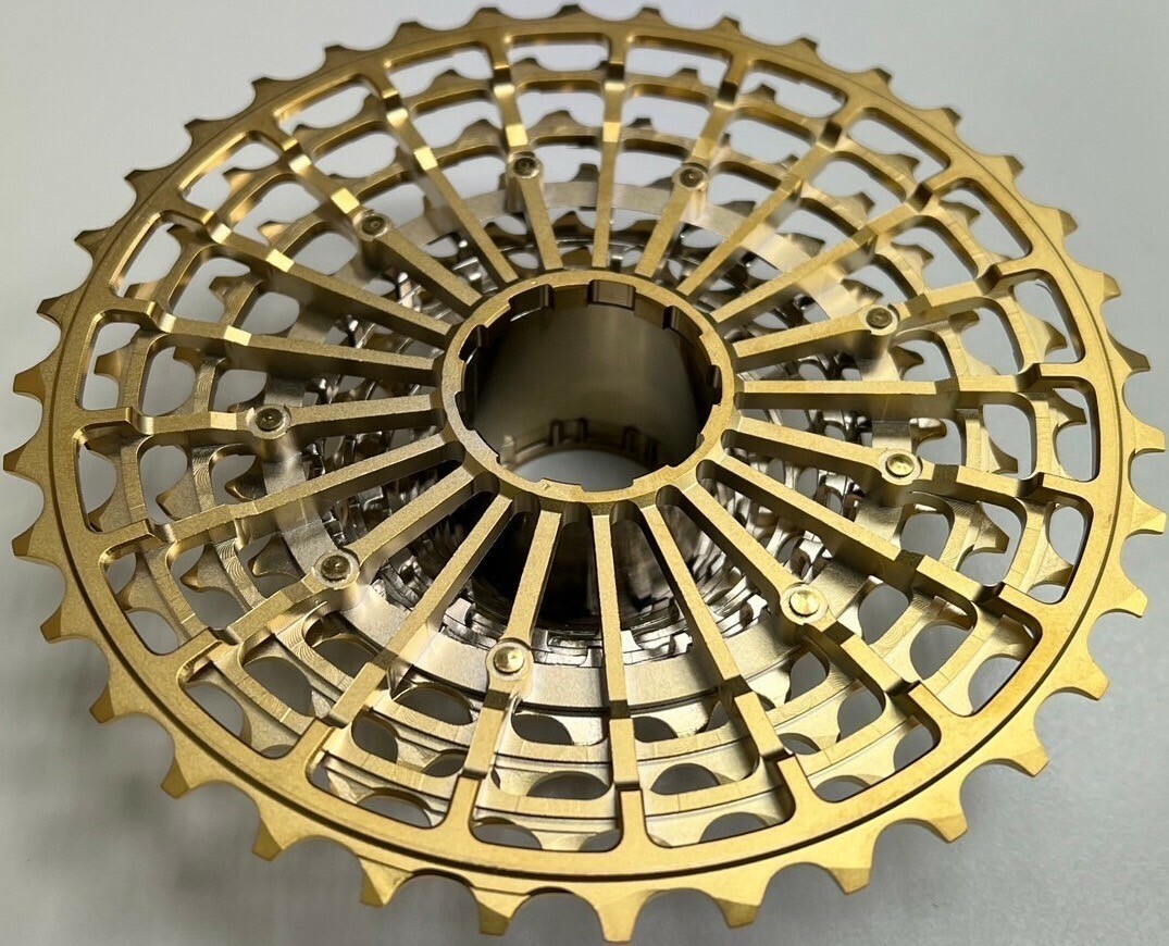 Sunshine 日暉全金色超輕量化12S 12速飛輪 SHIMANO HG系統