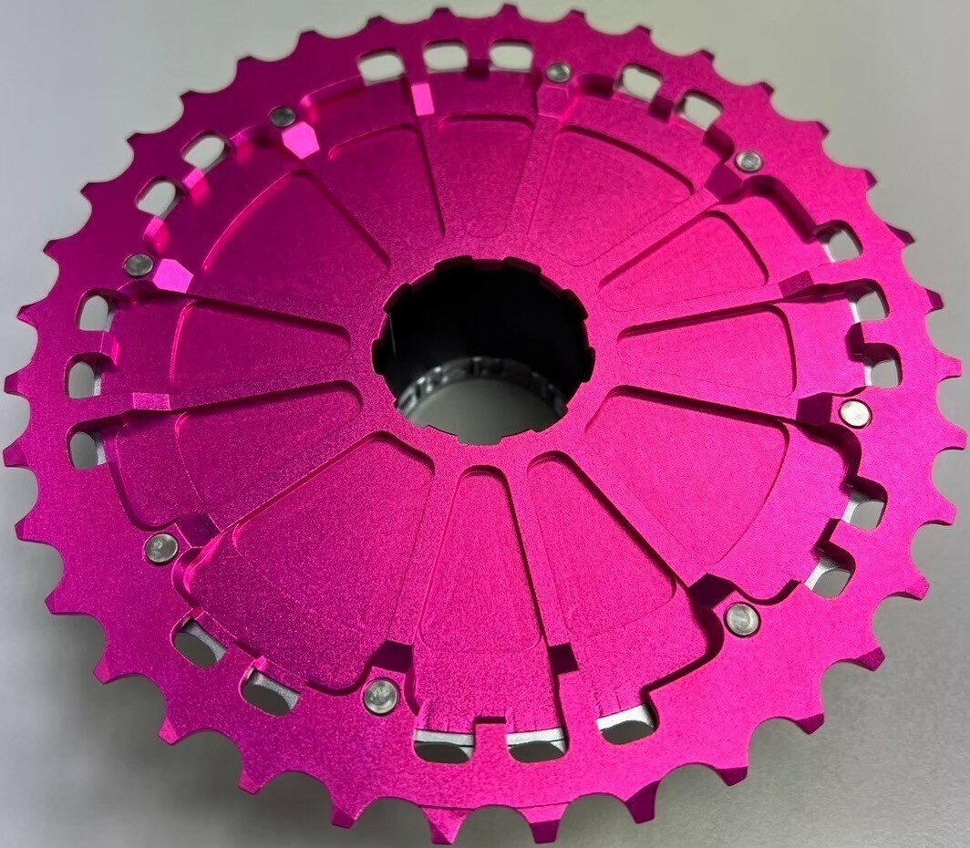 Sunshine 日暉粉色超輕量化12S 12速飛輪 SHIMANO HG系統