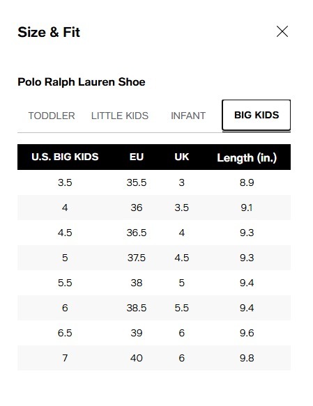 【預購】Ralph Lauren Train G021023 中童運動鞋