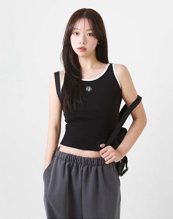 預訂｜MUAHMUAH STITCH LOGO COLORING SLEEVELESS