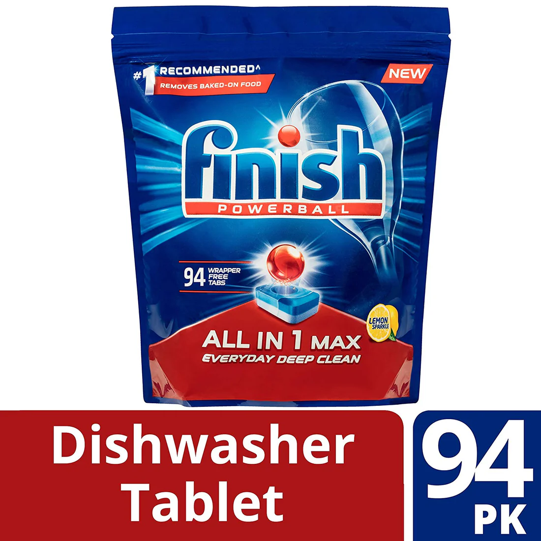 Finish All in One Max 量子洗碗凝珠94 粒裝 (檸檬味)