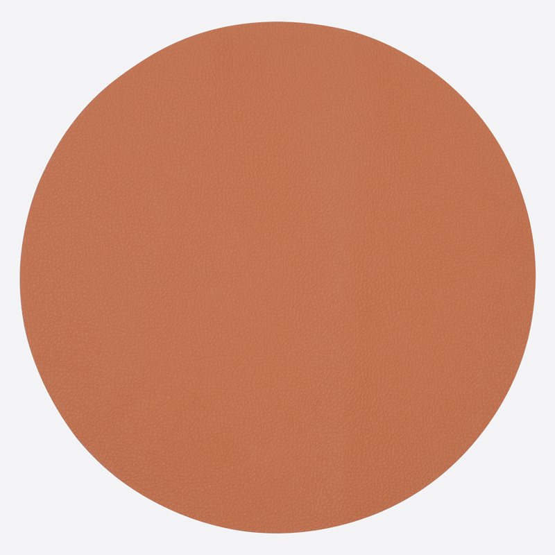 SP 人造皮革餐墊/海軍藍淺棕 圓形