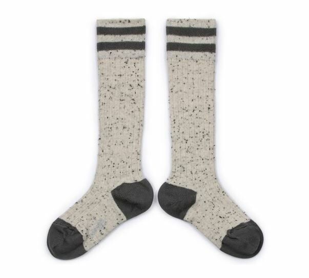 COLLEGIEN 運動羅紋長襪Noa -Doux Agneaux米白