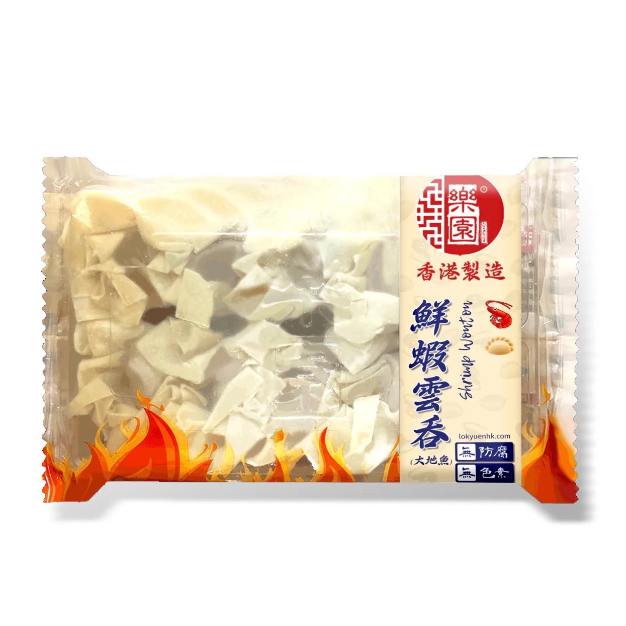 【急凍貨】香港製造｜樂園 鮮蝦雲吞 10粒裝