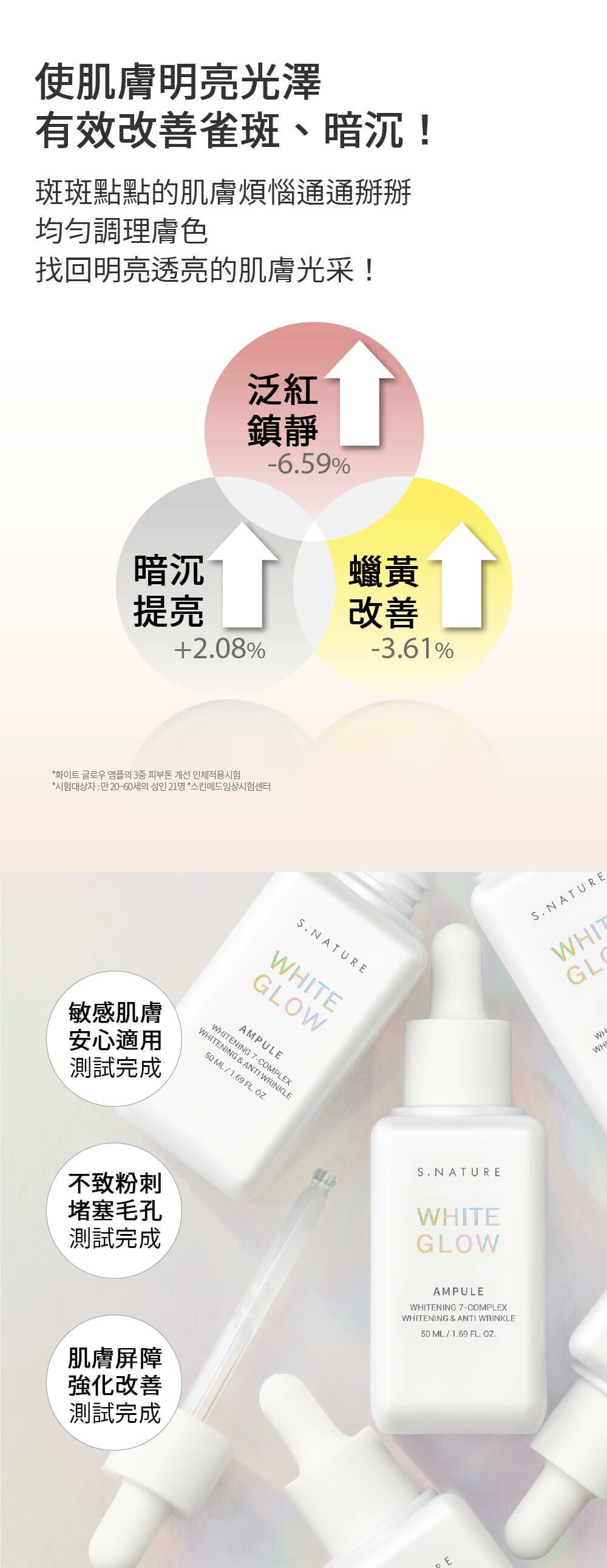 S.NATURE 白月光煥亮撫紋安瓶