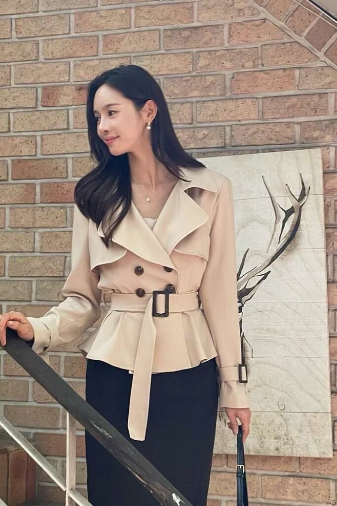 JK#14515🤎巴黎千金風衣