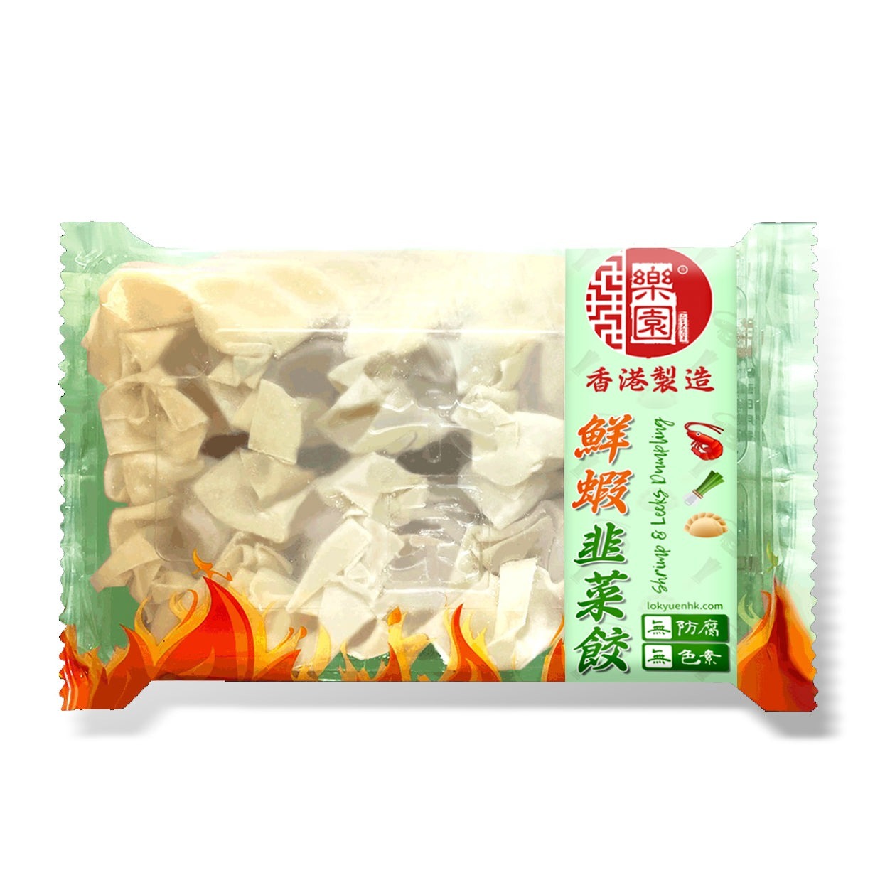 【急凍貨】香港製造｜樂園 鮮蝦韭菜餃 10粒裝