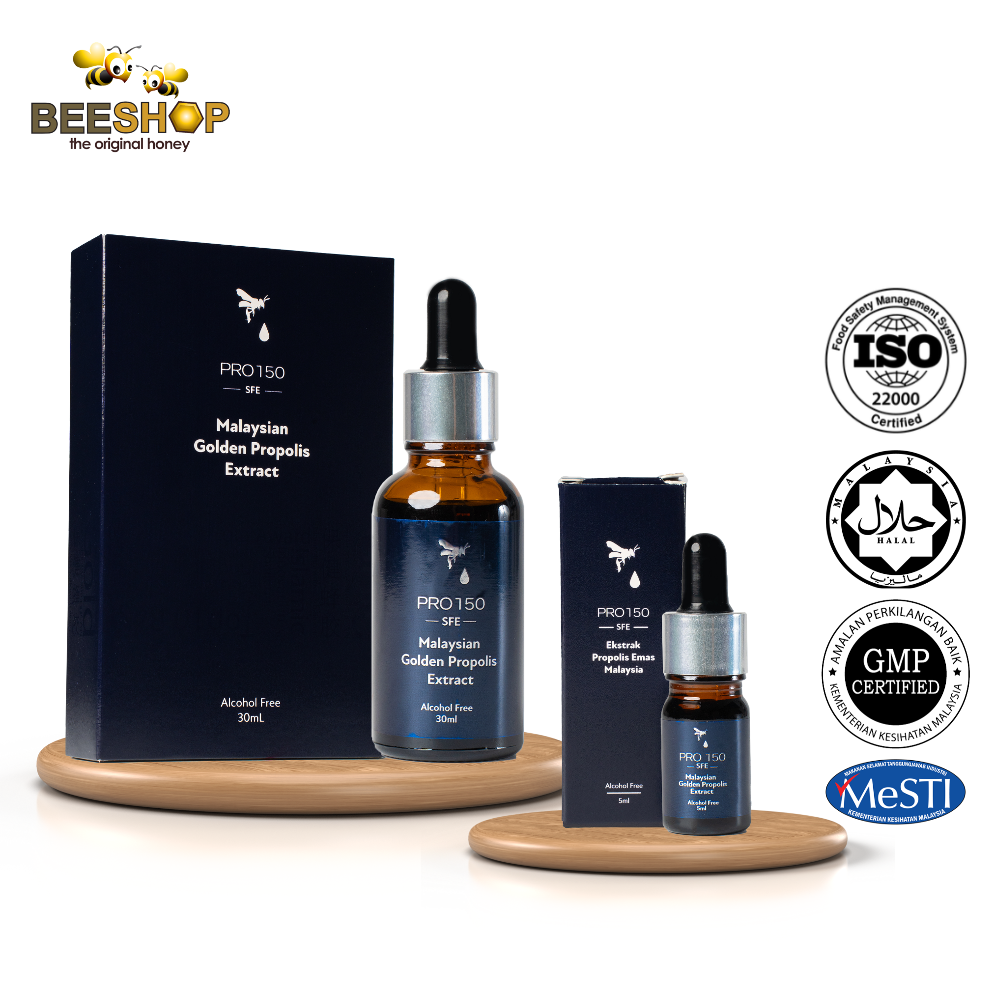KELULUT GOLDEN PROPOLIS EXTRACT PRO150 5ML/30ML (HALAL)