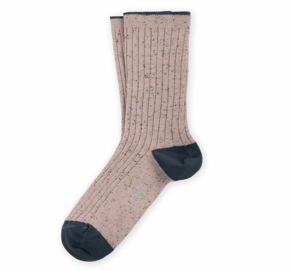 COLLEGIEN 點點跳色襪(大人款)Andréa -Vieux Rose復古粉