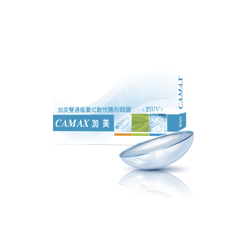 【售完不補】加美水嫩透明二週拋(6片）