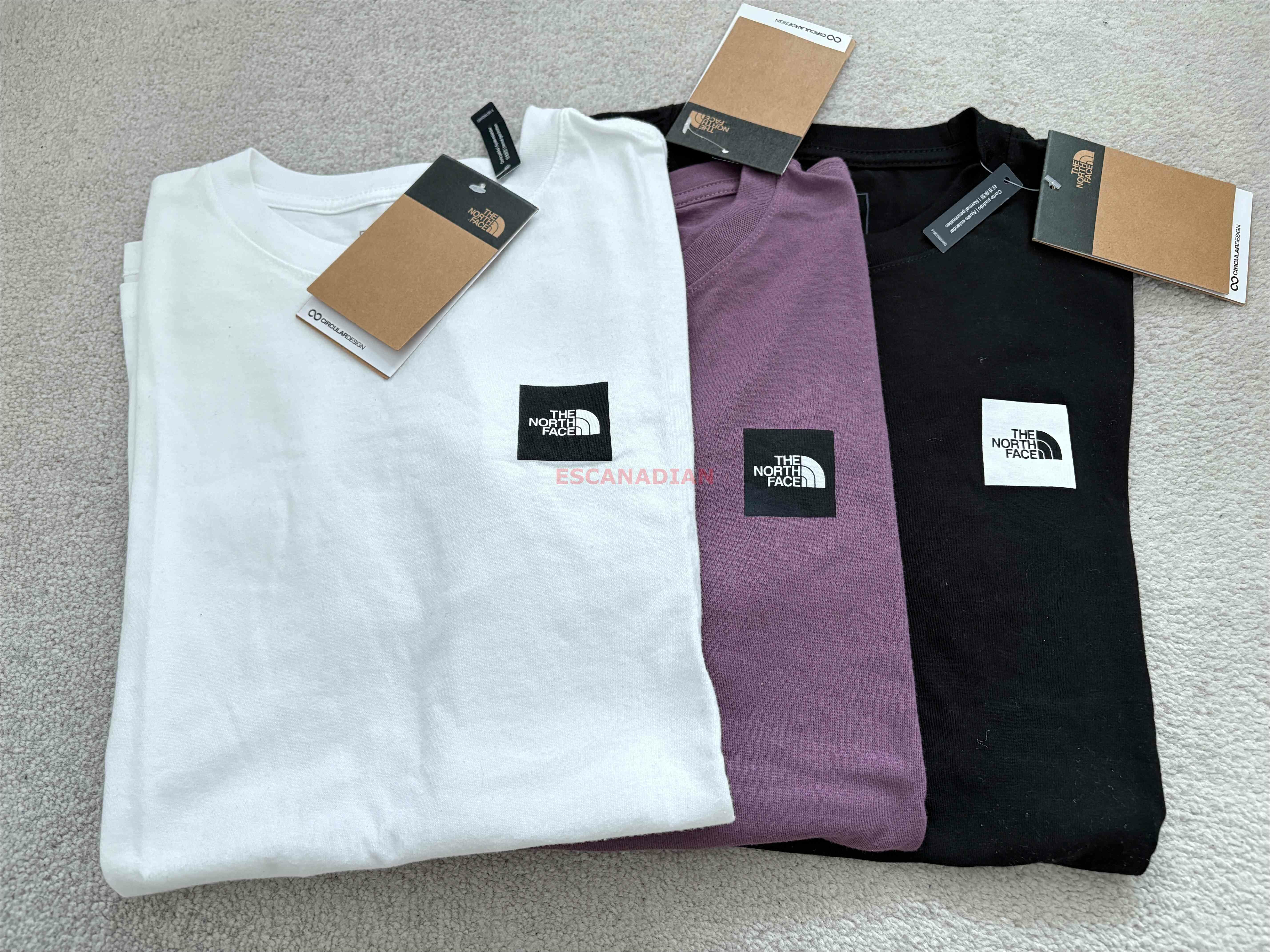 THE NORTH FACE 女大人 經典BOX小標 短TEE (3色)