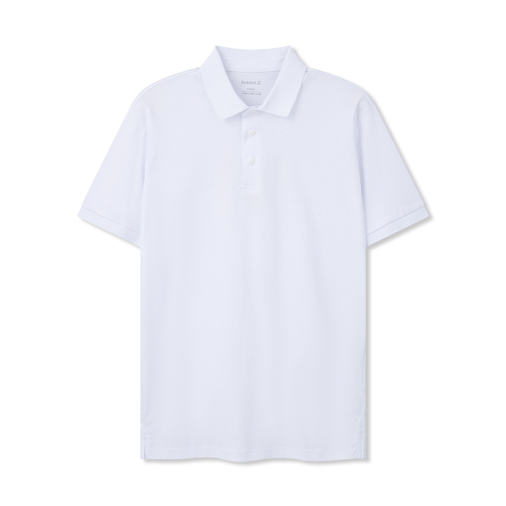男裝純色Polo衫