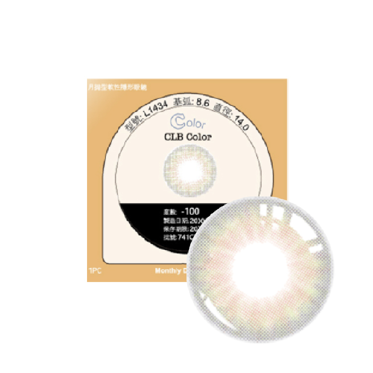 波斯霓彩彩色月拋(1片)L1434綠色森林