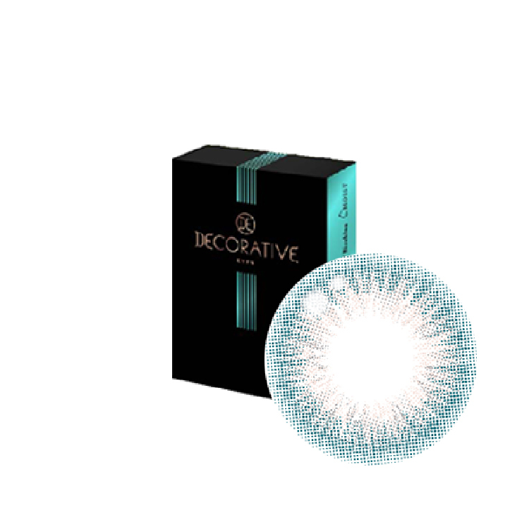 視妝美GLOW彩色月拋星芒藍(1片）