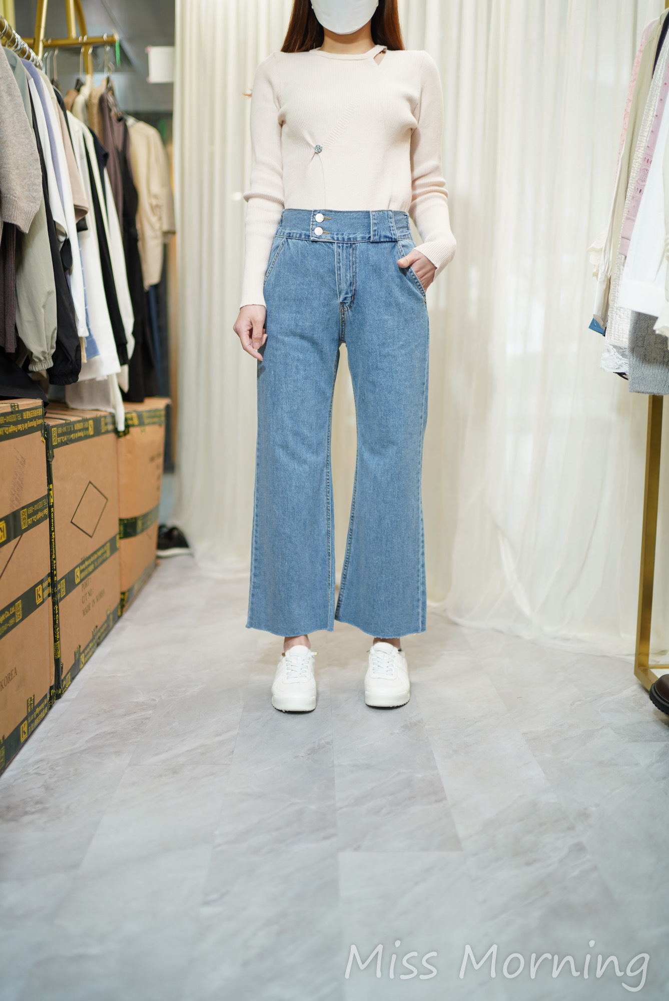 薄身輕便牛仔褲(33882)