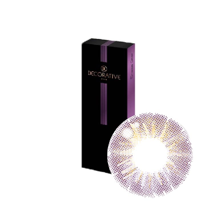 視妝美GLOW彩色日拋星際紫(10片）