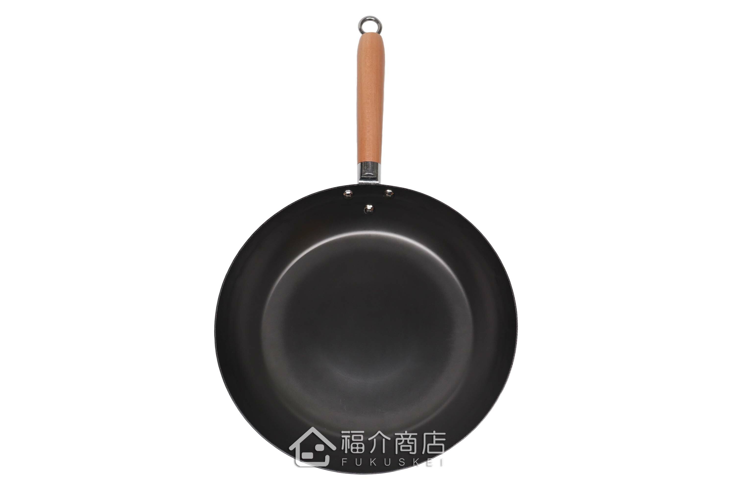 日本鐵製的木柄平底鍋