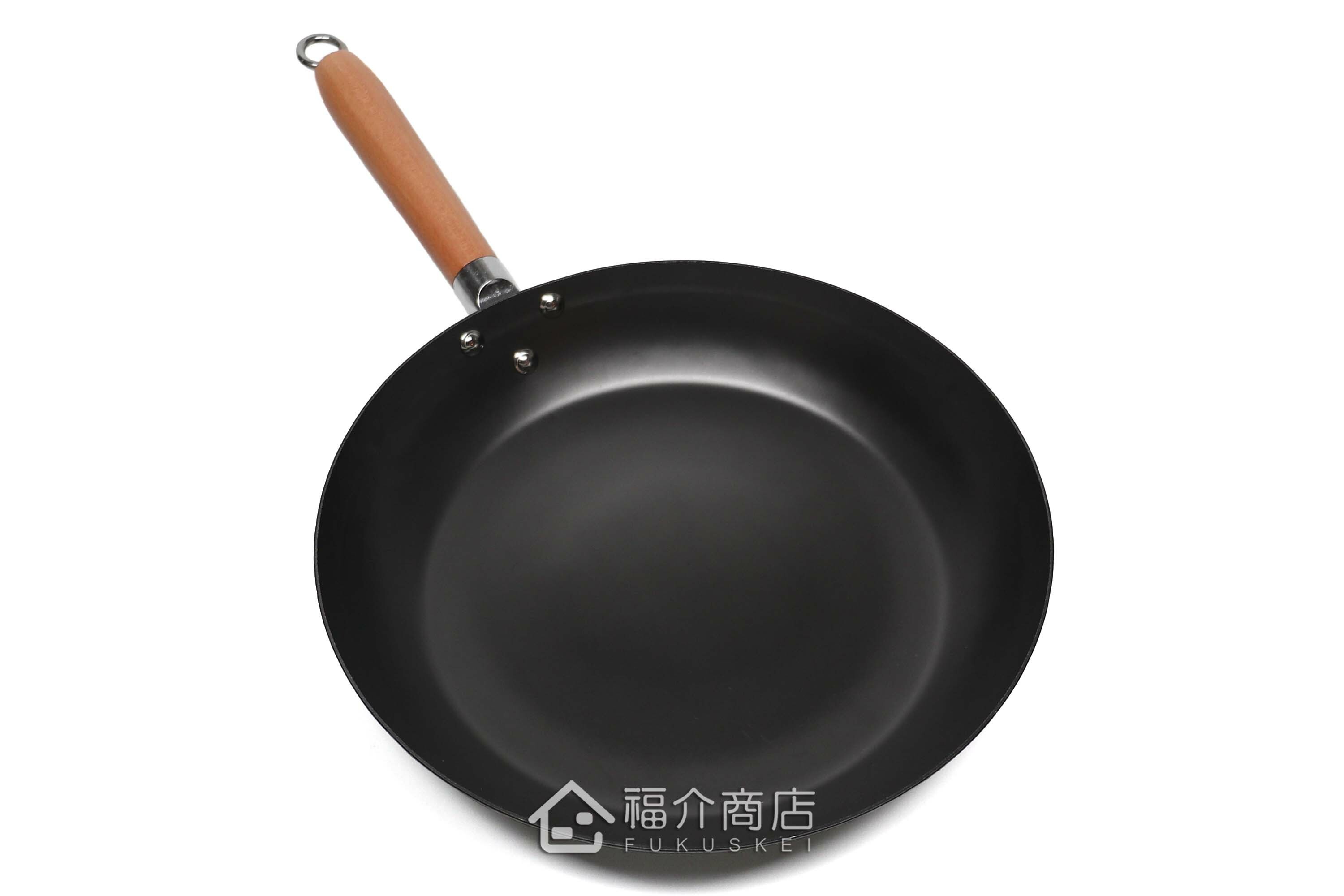日本鐵製的木柄平底鍋