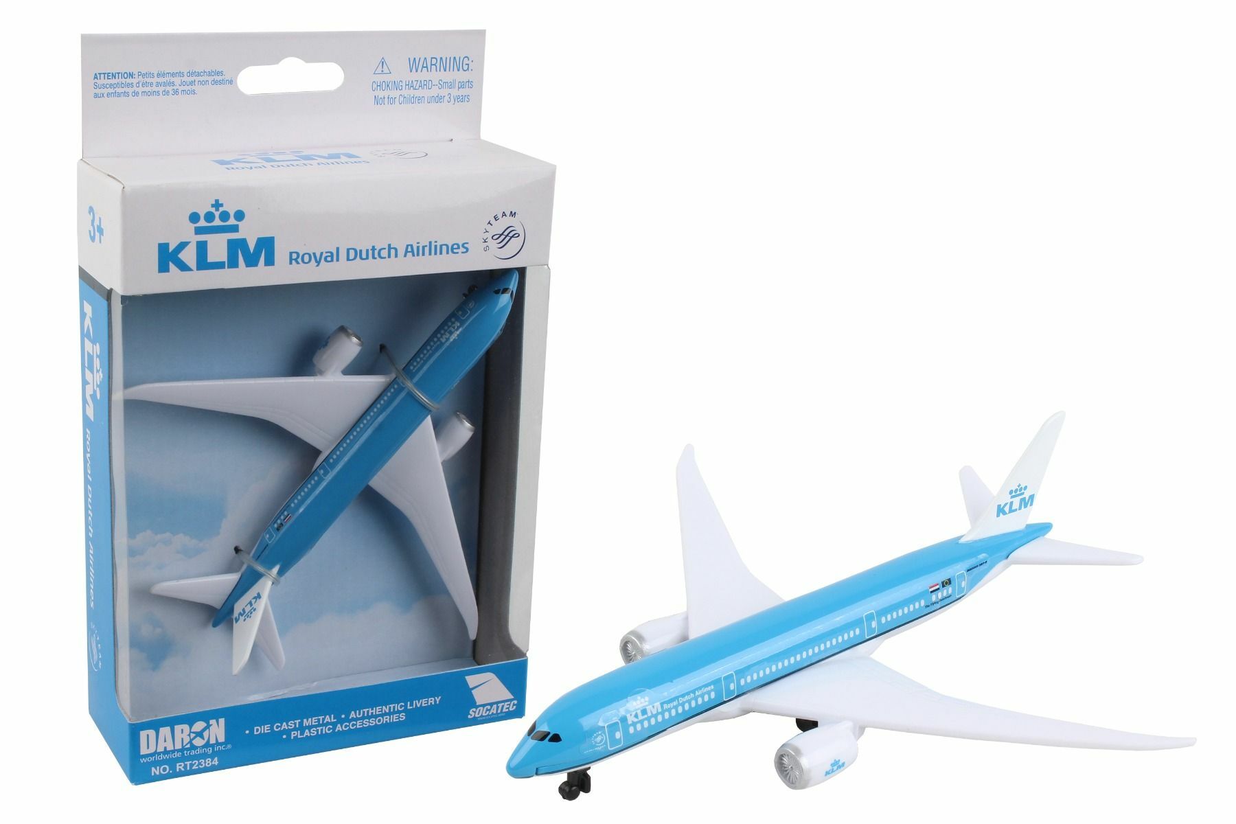 荷蘭皇家航空 波音787單架飛機玩具