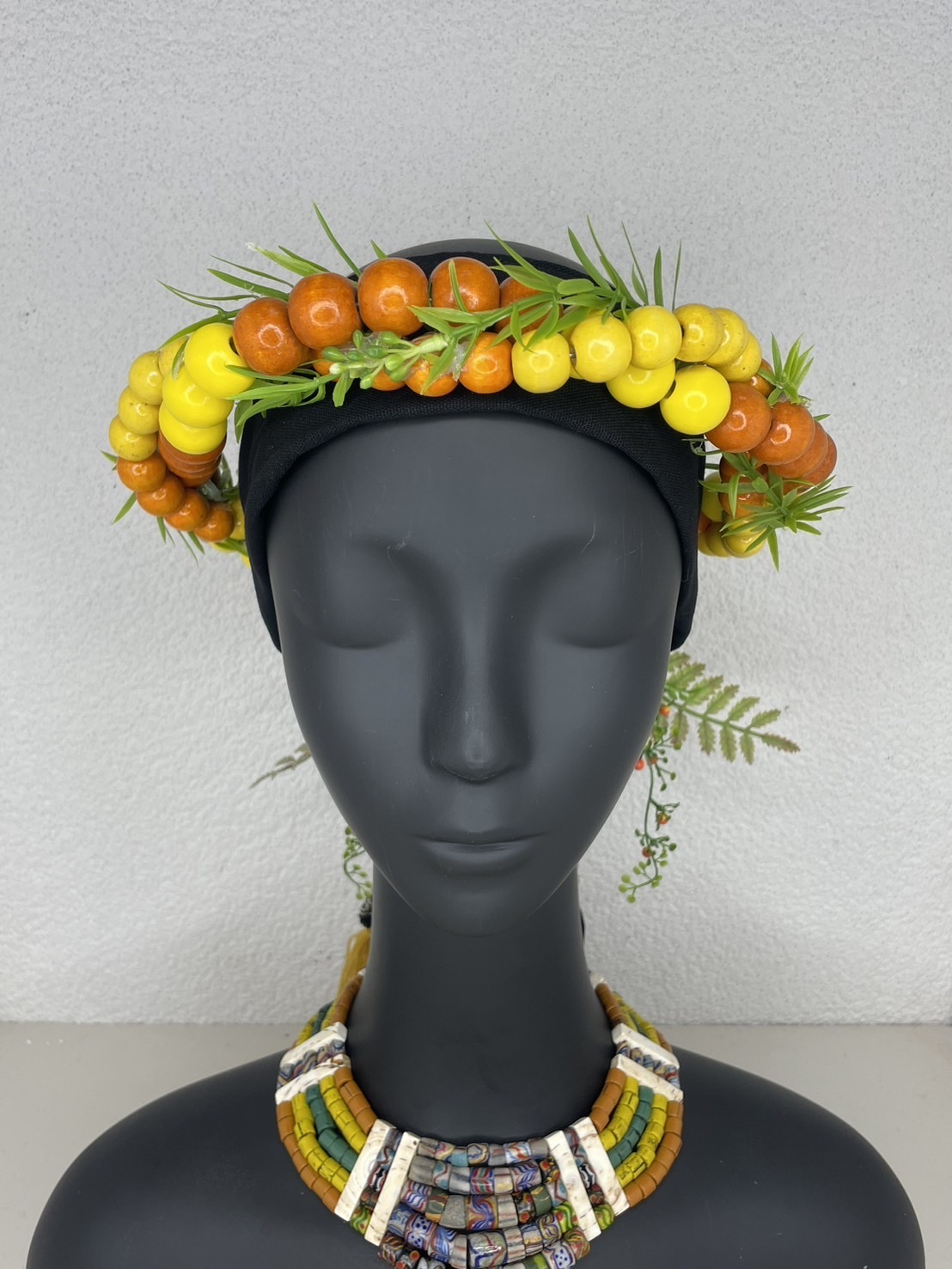 Muni-No.13木珠花環59cm