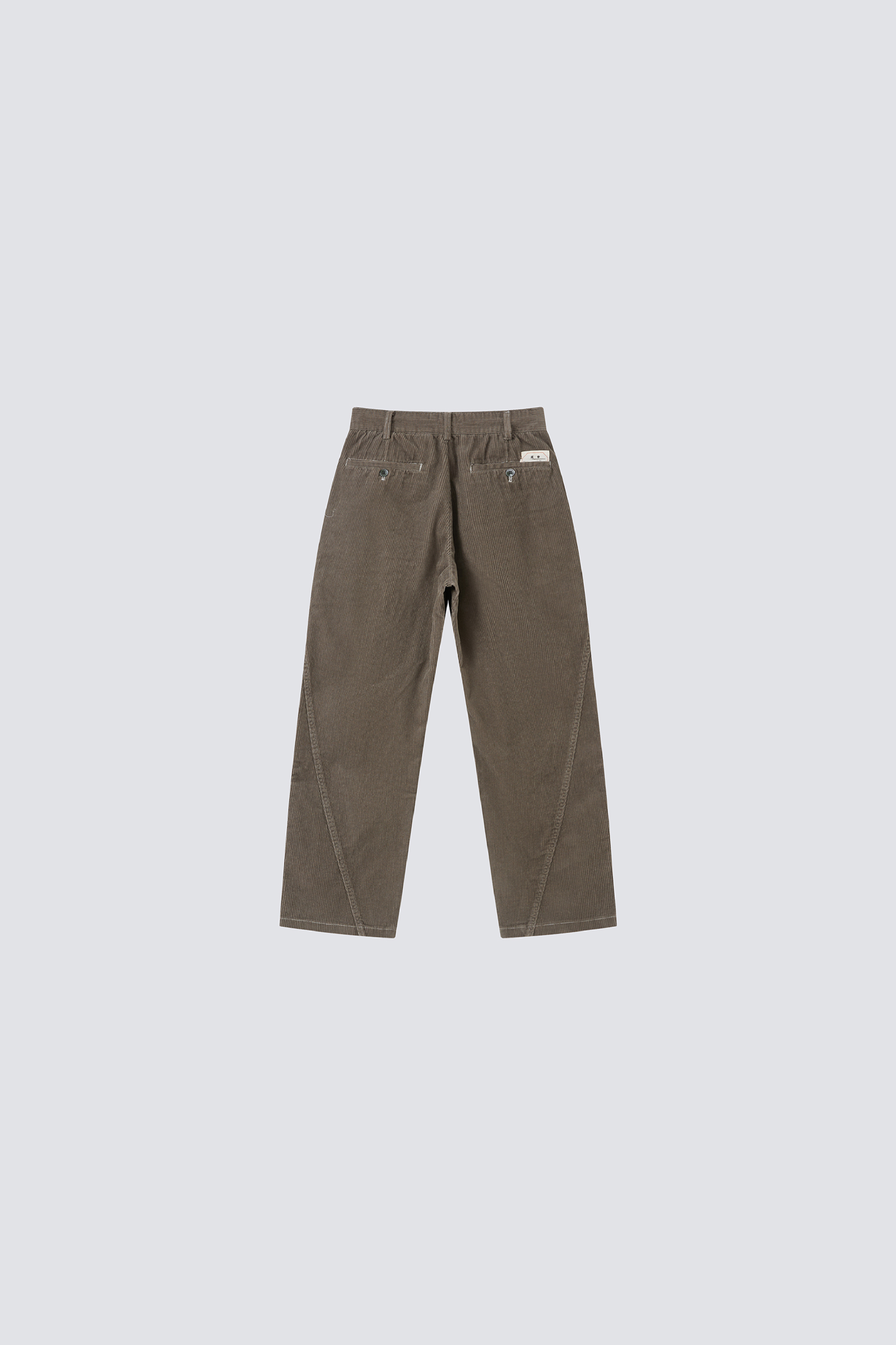 Light Line Corduroy Wide Leg Pants｜Hojicha｜Hong Kong Original Design